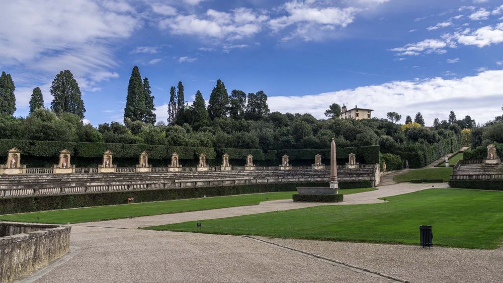 The Boboli Gardens in Florence.