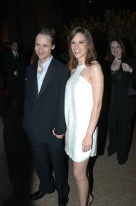 (L-R) Actors Chad Lowe and Hilary Swank attend the Costume Institute Benefit Gala: 'Party of the Year' at the Metropolitan Museum of Art in New York City.2003 Met Costume Institute Gala, New York