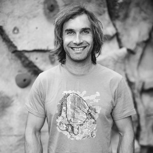 Prana Climbing Ambassador Chris Sharma in Fair Trade USA's campaign