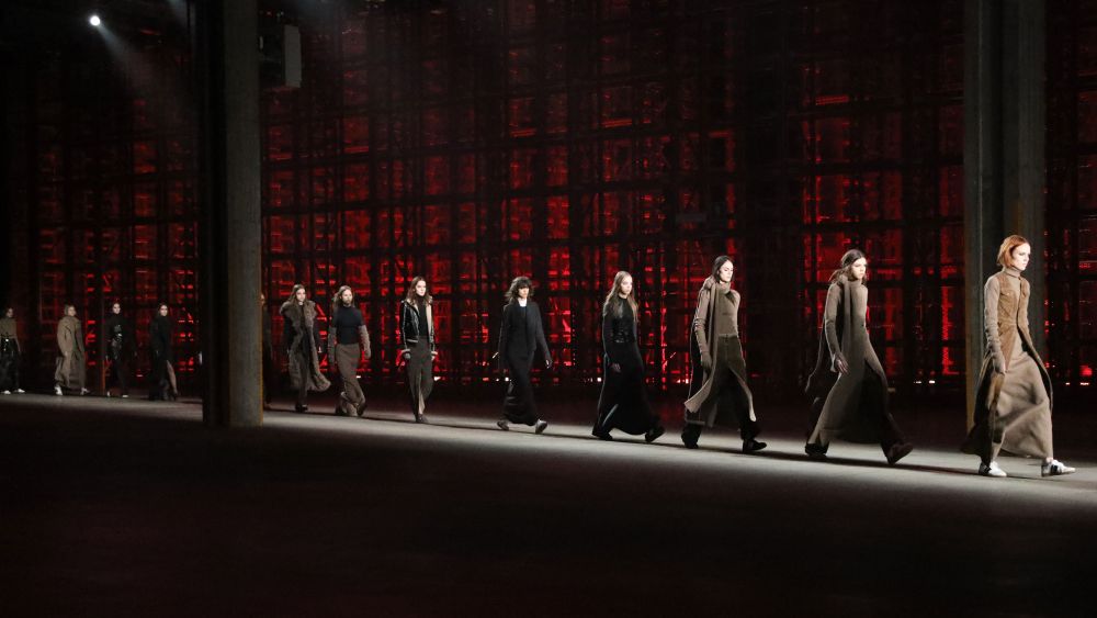 The finale at the Diesel Black Gold fall 2017 show