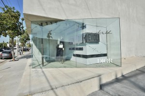 Dior pop-up shop at Maxfield’s Prouve House.