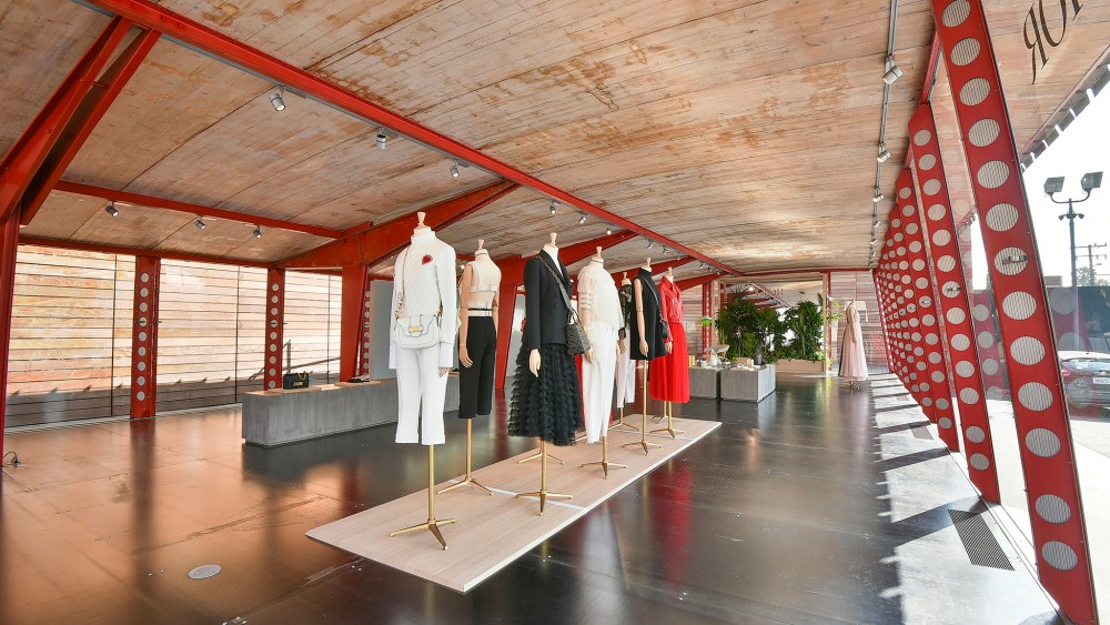 Dior pop-up shop at Maxfield’s Prouve House.