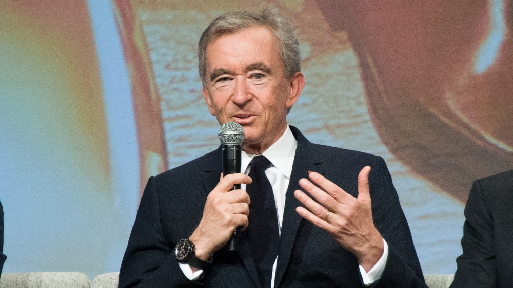 Bernard Arnault at the LVMH general assembly.