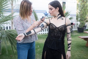 Rachel Goodwin and Banks at Coachella Weekend Two