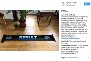 An image from Aymeline Valade's Instagram page.