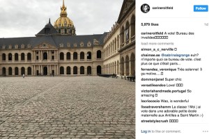 An image from Carine Roitfeld's Instagram page.
