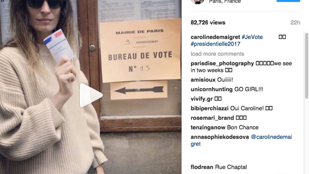 An image from Caroline de Maigret's Instagram page.