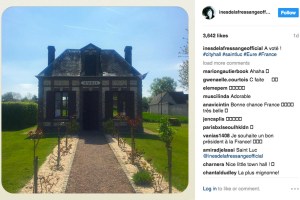 An image from Inès de la Fressange's Instagram page.