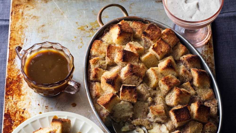 French Toast Bread Pudding  for Chris Santos Cookbook 2016