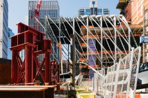 The Culture Shed under construction.