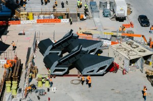 The Vessel's steel pieces
