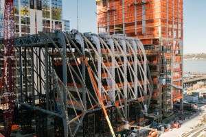 The Culture Shed under construction.