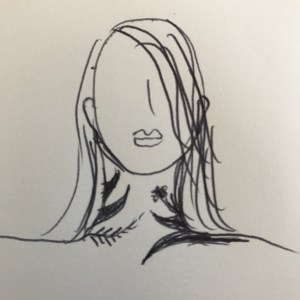 Rachel Goodwin's Sketch for Banks at Coachella Weekend Two