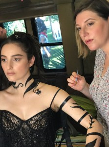Rachel Goodwin and Banks at Coachella Weekend Two