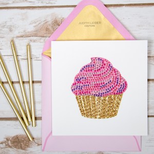 Judith Leiber Couture has collaborated with Papyrus for greeting cards.