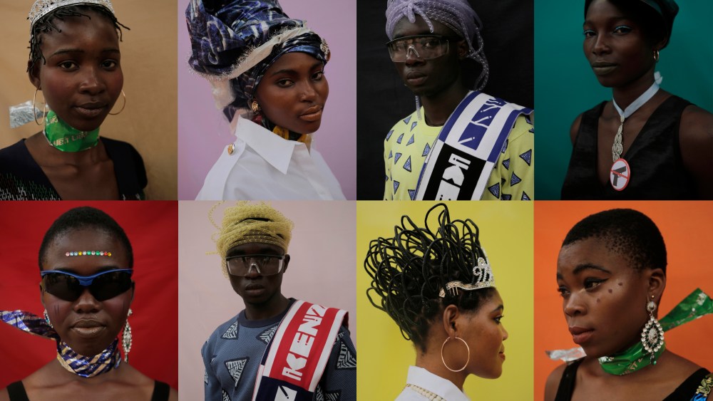 An image from Kenzo's "Gidi Gidi Bu Ugwu Eze – Unity is Strength" exhibit