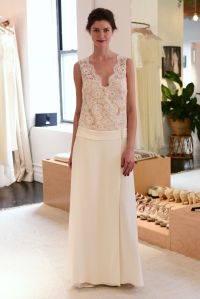 A model on the catwalkLaure de Sagazan appointment, Spring 2018, Bridal Fashion Week, New York, USA - 22 Apr 2017