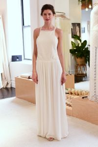 A model on the catwalkLaure de Sagazan appointment, Spring 2018, Bridal Fashion Week, New York, USA - 22 Apr 2017