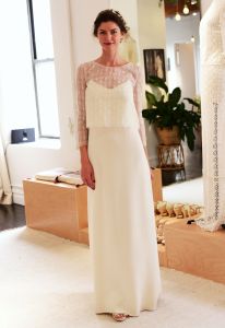 A model on the catwalkLaure de Sagazan appointment, Spring 2018, Bridal Fashion Week, New York, USA - 22 Apr 2017