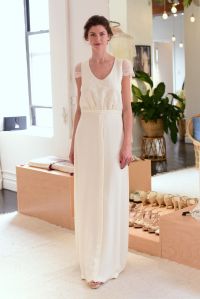A model on the catwalkLaure de Sagazan appointment, Spring 2018, Bridal Fashion Week, New York, USA - 22 Apr 2017