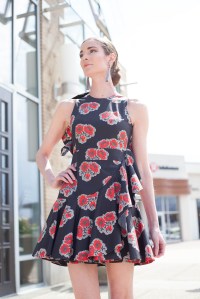 Alexander McQueen showing the ruffle trend along with sophisticated feminine floral at Leigh's.