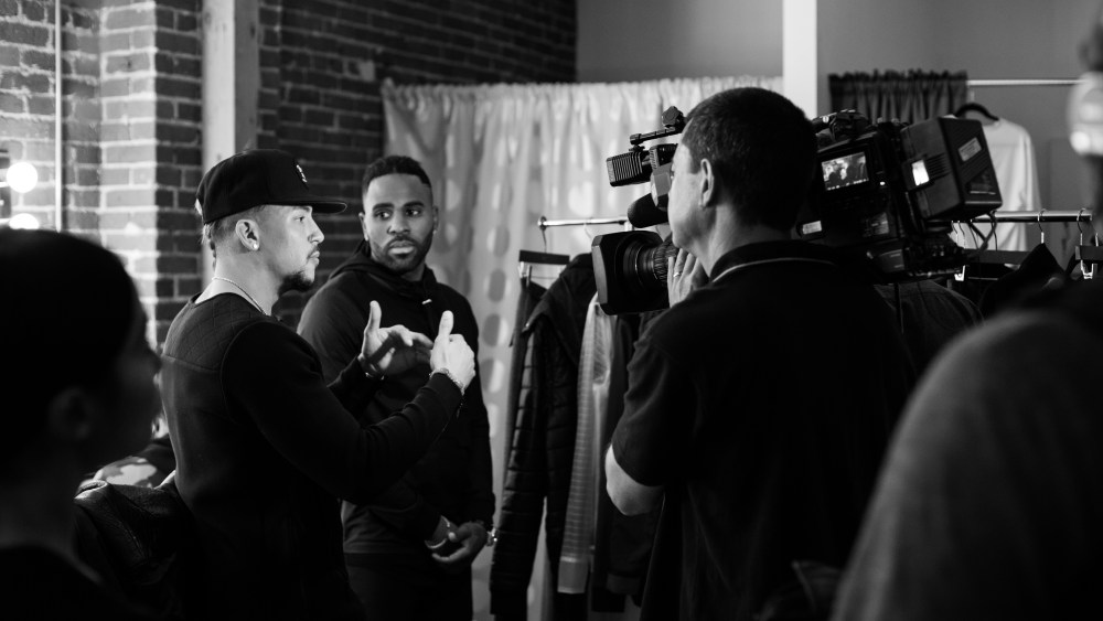 Jason Derulo Antonio Brown LVL XIII campaign shoot