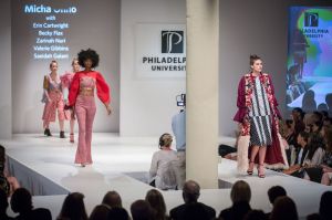Micah Ohno won the Mike Ternosky Obey Clothing Award for Most Creative Collection. Collaboration with Erin Cartwright, Becky Flax, Zarinah Nuri, Valerie Gibbons and Saeidah Galani.