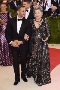 Marc Jacobs and Bette MidlerThe Metropolitan Museum of Art's COSTUME INSTITUTE Benefit Celebrating the Opening of Manus x Machina: Fashion in an Age of Technology, Arrivals, The Metropolitan Museum of Art, NYC, New York, America - 02 May 2016