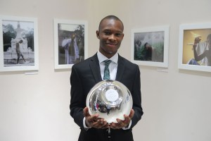 The winner of the Max Mara Young Visionary Award, Torrance Hall.