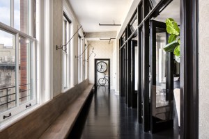 The entrance foyer.
