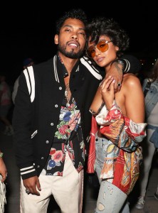 Miguel and Nazanin MandiLevi's Neon Carnival, Coachella Valley Music and Arts Festival, Palm Springs, USA - 15 Apr 2017