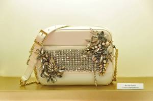 Nicole Warne of Gary Pepper Girl chose a combination of Swarovski crystals and pearls to decorate.