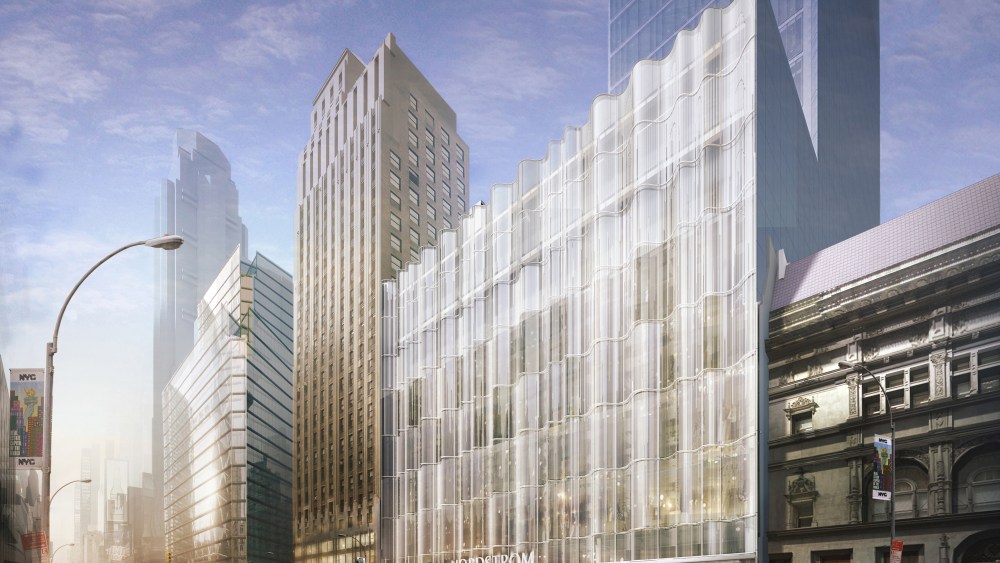 A rendering of the Nordstrom stores slated for New York City.