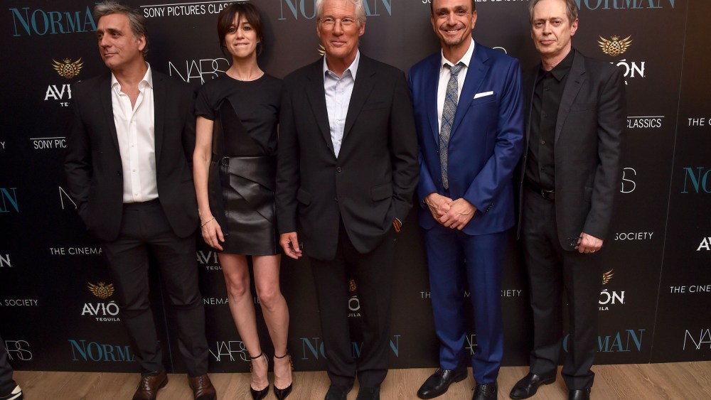 Lior Ashkenazi, Charlotte Gainsbourg, Richard Gere, Hank Azaria and Steve BuscemiThe Cinema Society with NARS and Avion host a screening of Sony Picture Classics' 'Norman', Arrivals, New York, USA - Apr 12 2017