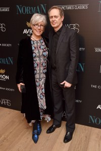 Jo Andres and Steve BuscemiThe Cinema Society with NARS and Avion host a screening of Sony Picture Classics' 'Norman', Arrivals, New York, USA - Apr 12 2017