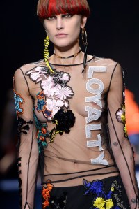 Versace’s positive messaging.