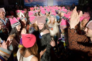 Pink “pussy” hats on Missoni’s runway.