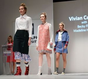 Vivian Cooper collection with textile designers Becky Flax and Madeline Halsey won the Destination Maternity Award for Design Excellence in a Sportswear Collection.