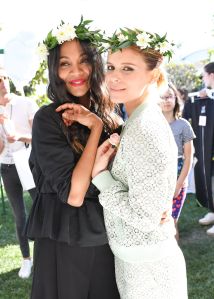 Kate Mara, Zoe Saldana,Victoria Beckham for Target Garden Party, Los Angeles, USA - 01 Apr 2017