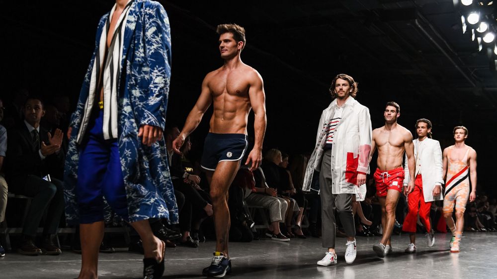 Chad White on RunwayJeffrey Fashion Cares Cocktail & Runway Show, Intrepid Sea, Air and Space Museum, New York, USA - 03 Apr 2017