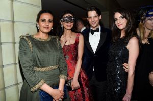 Al-Mayassa bint Hamad bin Khalifa Al-Thani, Wendi Deng Murdoch, Nick Brown, Ali Rachesky'Save Venice Ball' at The Pierre, New York, USA - 07 Apr 2017
