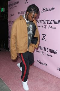Travis Scott PrettyLittleThing.com x Stassie launch party, Los Angeles, USA - 11 Apr 2017