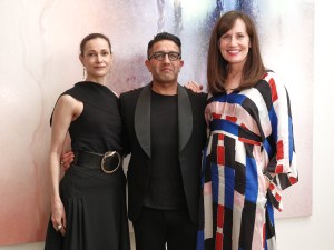 Jeanne Greenberg Rohatyn, Osman Yousefzada, Daniella VitaleOsman launch, Barneys New York, USA - 12 Apr 2017