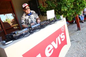 Andrew Bevan Levi's hosted brunch, Coachella Valley Music and Arts Festival, Palm Springs, USA - 15 Apr 2017
