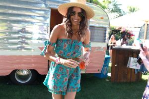 Louise Roe Victoria's Secret Angel Oasis - Friday, Coachella Valley Music and Arts Festival, Palm Springs, USA - 14 Apr 2017