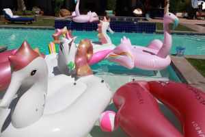 Atmosphere Victoria's Secret Angel Oasis - Friday, Coachella Valley Music and Arts Festival, Palm Springs, USA - 14 Apr 2017
