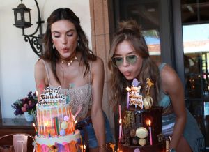 Alessandra Ambrosio and Josephine Skriver Victoria's Secret Angel Oasis - Friday, Coachella Valley Music and Arts Festival, Palm Springs, USA - 14 Apr 2017