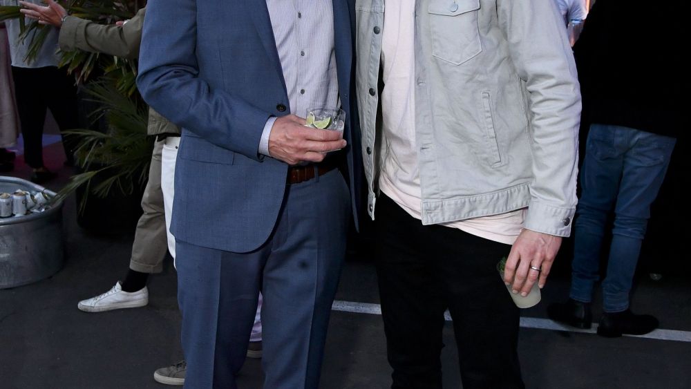 Simon Halls and Matt Bomer Mr Porter 'Made in California' Launch Party, Los Angeles, USA - 19 Apr 2017