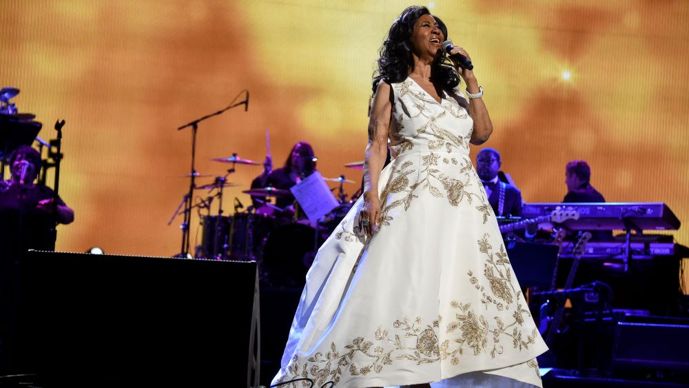 Aretha Franklin'Clive Davis: The Soundtrack of Our Lives' premiere, Tribeca Film Festival Opening Night, Concert, New York, USA - 19 Apr 2017