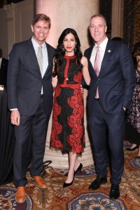 Randy Florke, Huma Abedin, Congressman Sean MaloneyLGBT Community Center of New York Annual Fundraising Dinner, Inside, New York, USA - 20 Apr 2017